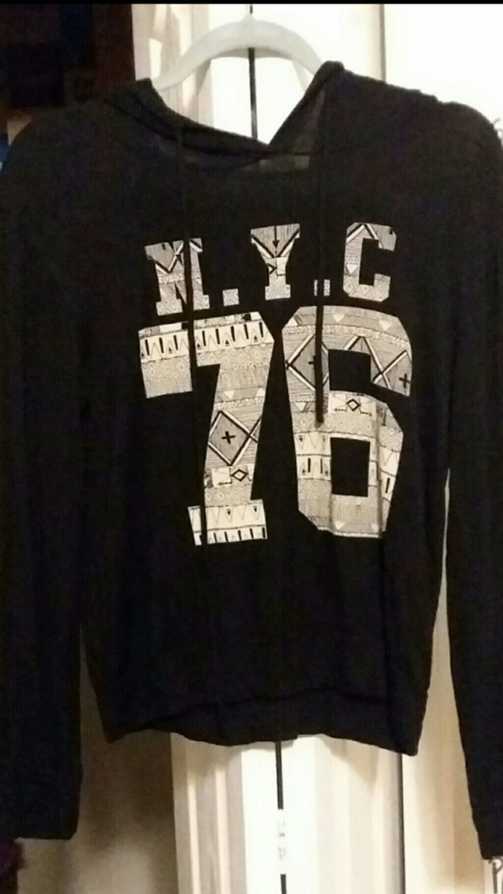 Soft Cotton Black N.Y.C 76 Blouse